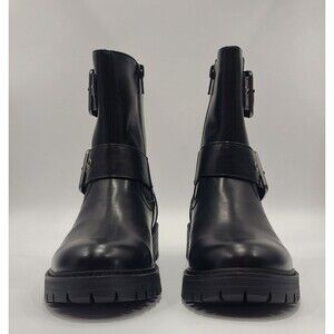 SO Dezirae  Woments Black Combat  Boots Size 6.5
